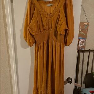 Mustard Yellow Women's Dress
